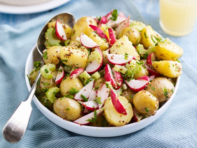 Radish and Celery Potato Salad